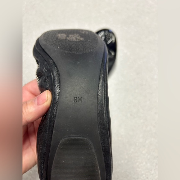 Tory Burch black and white womens ballet style flats - Picture 7 of 7